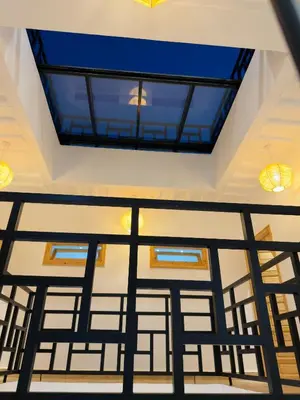 a view of a room with a ceiling at Riad Marhaba in Marrakech