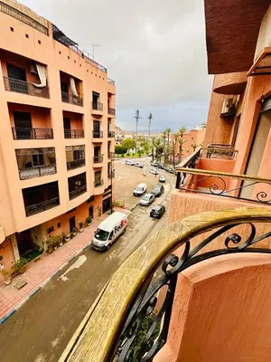 a view of a city street with cars on the road at Soman Marrakech in Marrakech