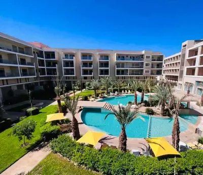 an image of the pool at the resort at High Standing Duplex & Pool 10 min Center in Marrakech