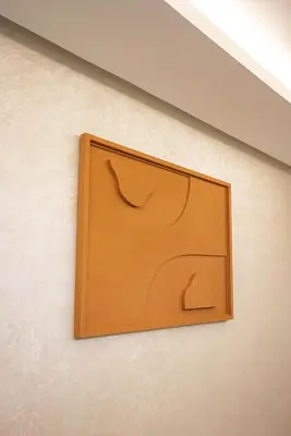 an apple lightswitch on the side of a wall at Luxurious and Cozy Apartment with Parking and View in Marrakech