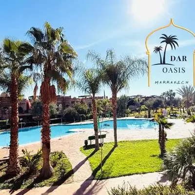 Dar Oasis Marrakech Appart Chic-Moderne avec Terrasse & Jardin privé