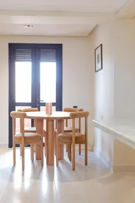 a dining room with a table and chairs at Your Unique Stay - Marrakech Place To Be in Marrakech
