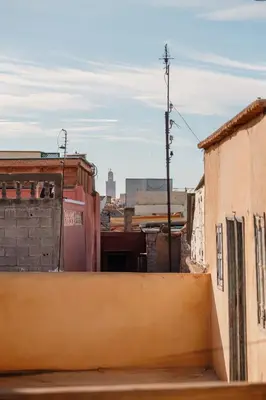 a view from the roof of a building at Riad Alaya in Marrakech