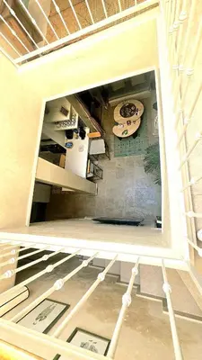 a view through a window of a room at Douiria des Loulous in Marrakech