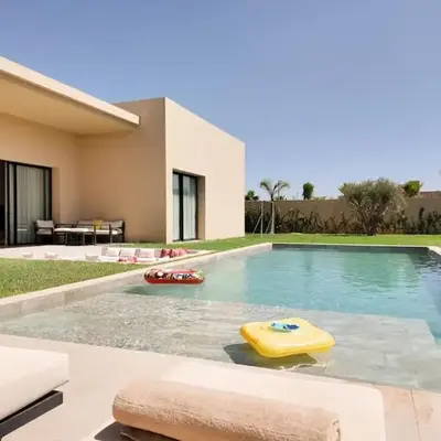 Villa Maryam heated pool not overlooked