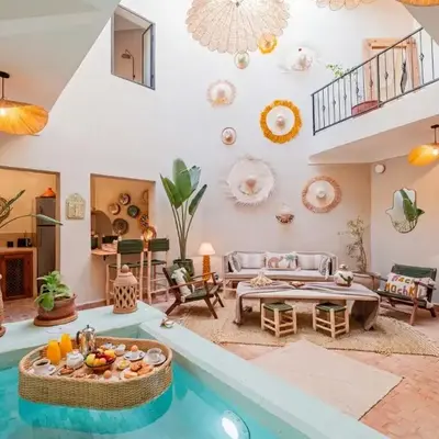 Riad Bahia Burgos - Exclusive - Heated Pool & Breakfast - 15 min walk Jemaa El Fnaa