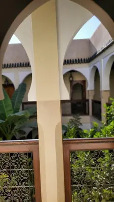 a view from a balcony of a house at Riad Tidar by Phoenix in Marrakech