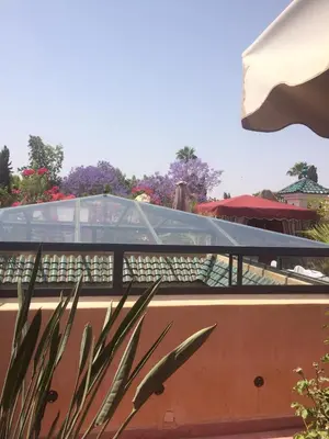 a glass dome on top of a building at Riad Rêves D'orient & Spa in Marrakech
