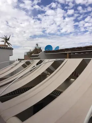 a view of the roof of a building at EDEN KAM Riad in Marrakech
