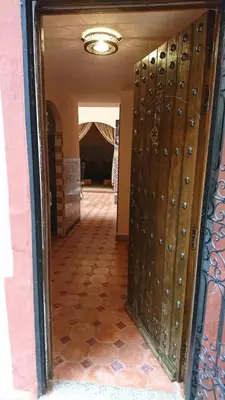 an open door to a room with a hallway at Riad Safae in Marrakech