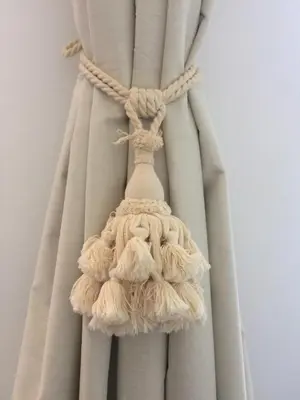 a curtain with a dress on it at Riad Love B&B in Marrakech