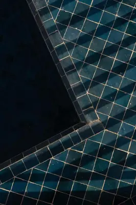 a close up of a pool with blue tiles at Le Pavillon de la Kasbah & SPA Marrakech in Marrakech