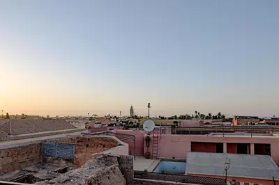 a view from the roof of a building at RIAD DAR C in Marrakech